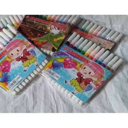 

GROSIR SPIDOL SET 12 WARNA SNOWMAN
