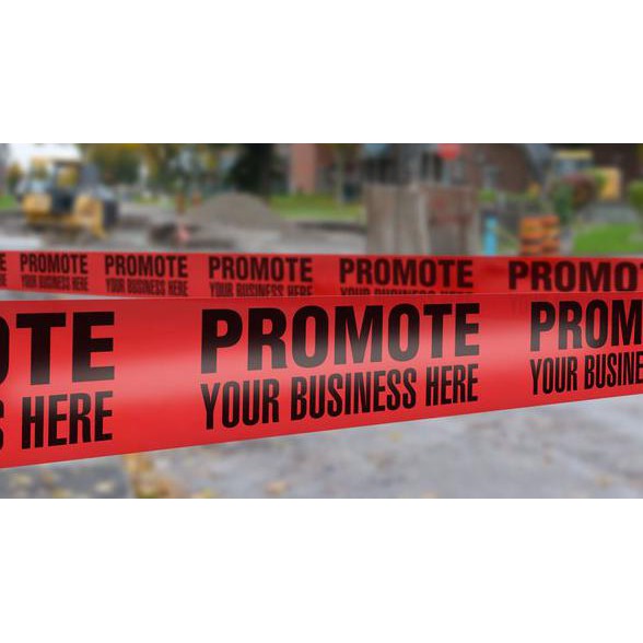 

CUSTOM WARNING TAPE UNDERGROUND-LABEL BARRIER-BARRICADE POLICE LINE