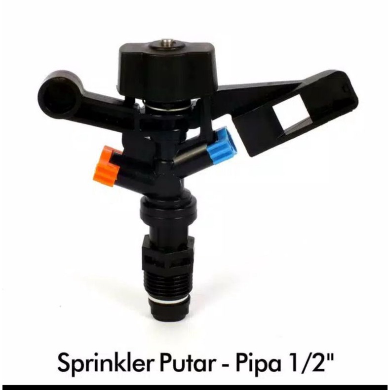 Sprinkler impact Springker Sprinkle Kincir Air Irigasi Taman  Pertanian Berputar 360 Derajat Spinkler