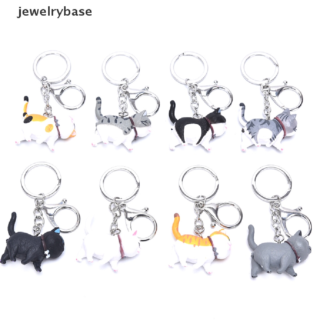 (jewelrybase) Gantungan Kunci Bentuk Kucing Untuk Hadiah Anak