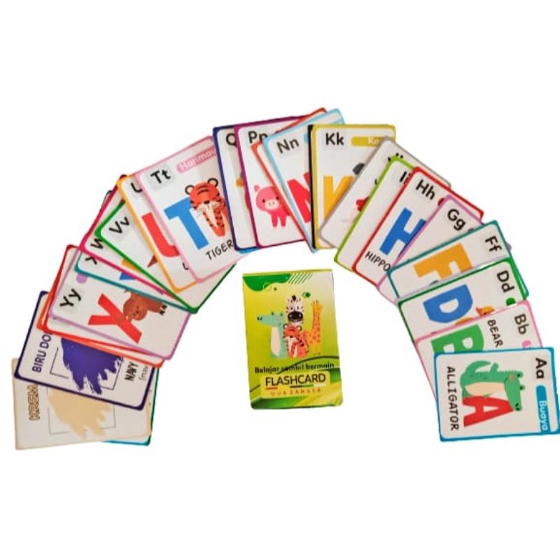 Flash Card Harga Reseller/Mainan Edukasi Anak Flash Card