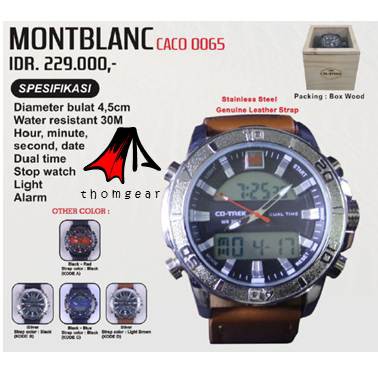 Cotrek Caco 0065 Montblanc Jam Tangan Outdoor Thomgear Paiton Probolinggo