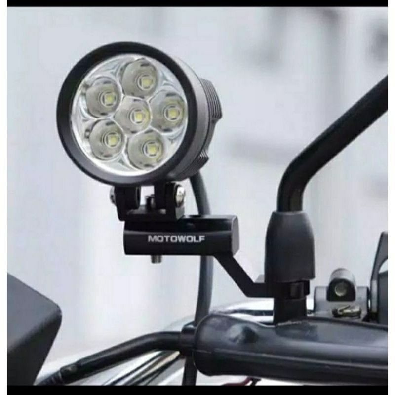 MOTOWOLF bracket breket lampu tembak holder HP nmax xmax pcx vario beat ADV mio AEROX lexi