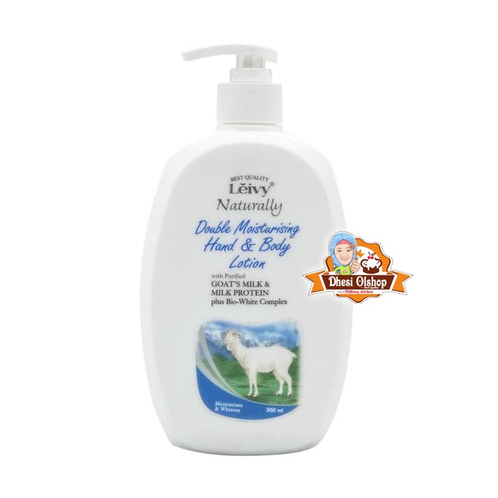 Jual Hand & Body Lotion Goat'S Milk Leivy 500ml Shopee Indonesia