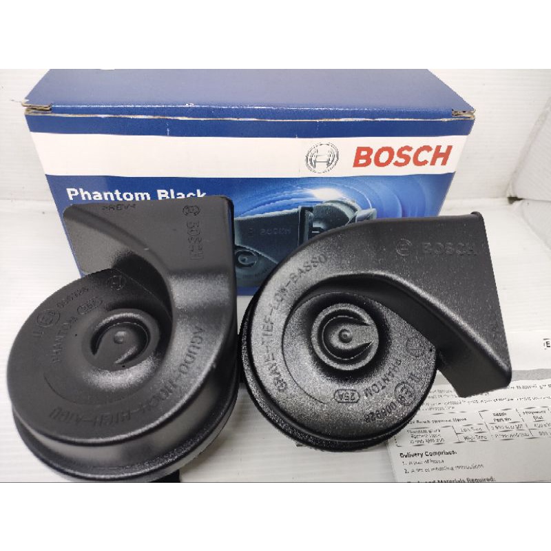 KLAKSON KEONG BOSCH PHANTOM BLACK HORN 12V ORIGINAL klakson keong bosch mobil motor