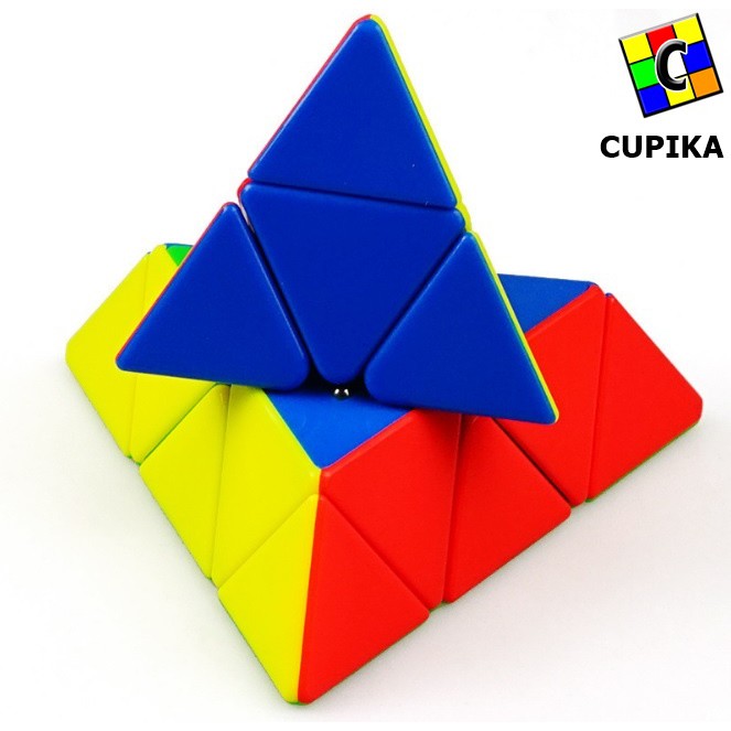 Rubik Piramid Pyraminx Segitiga Yongjun Magic Cube 3x3 Stickerless