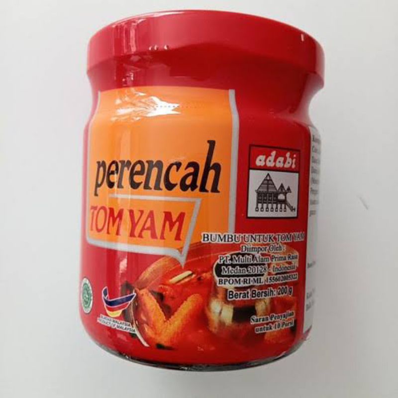 

Adabi Bumbu Perencah Tomyam Botol 200g