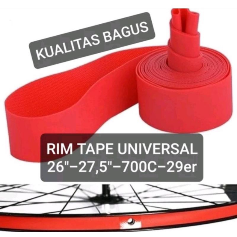 Rim Rims Tape 26 27.5 700 c 29 er Rimtape inc inch Pelapis Pelindung Velg Sepeda Ban Dalam InnerTube