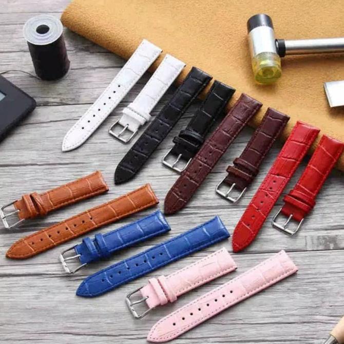 Tali Jam Kulit Pria Wanita Genuine Leather Gc Fossil Nautica Seiko Ac Terbaru