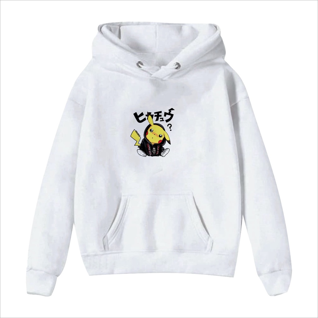 Sweater Anak Pokemon Boy Keren Pikachu Sweater Hoodie Anak Perempuan dan Laki laki Sweater Anak unisex Usia 3-7thn