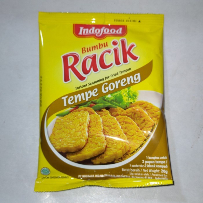 

Indofood Bumbu Racik Tempe Goreng 20gr