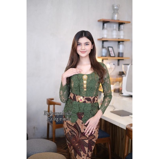 KEBAYA HIJAU KEBAYA NATAL KEBAYA RAYA KEBAYA BALI KEBAYA MURAH KEBAYA SEMINITALY PREMIUM