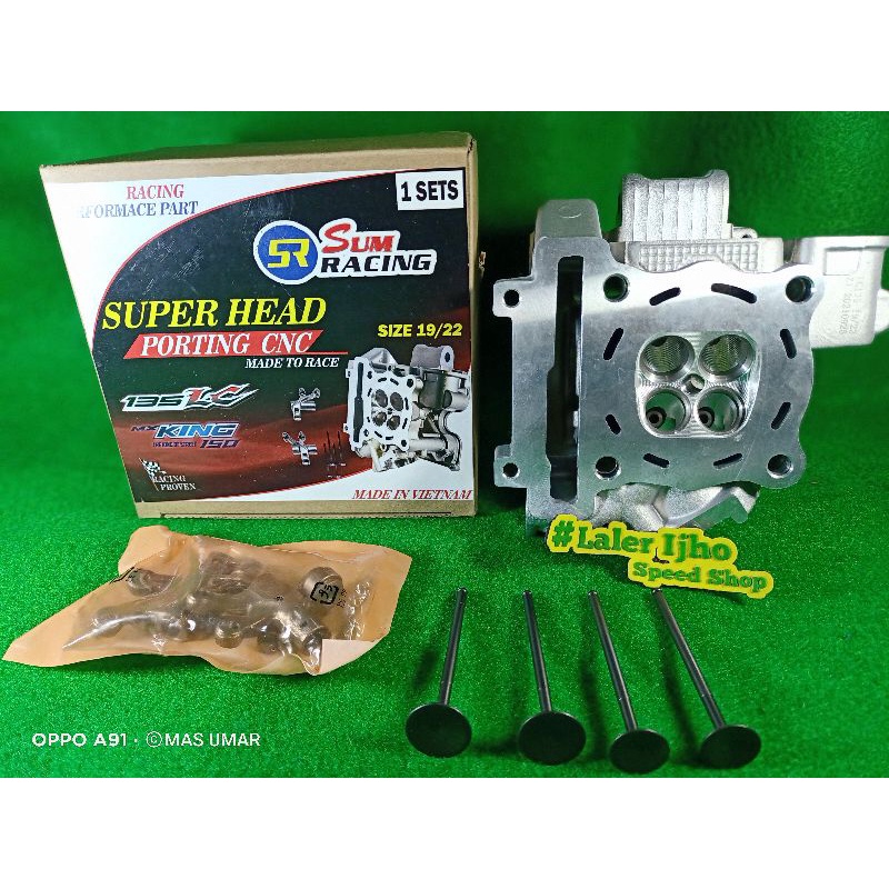 Super Head sum racing 22 19 porting cnc Jupiter MX king Vixion old new