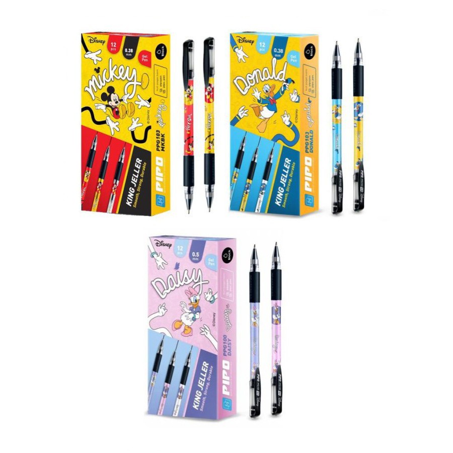 

Pulpen Tinta Hitam 0.38 mm Karakter Mickey Mouse Donald Bebek Daisy Duck Motif Kartun Harga Satuan P