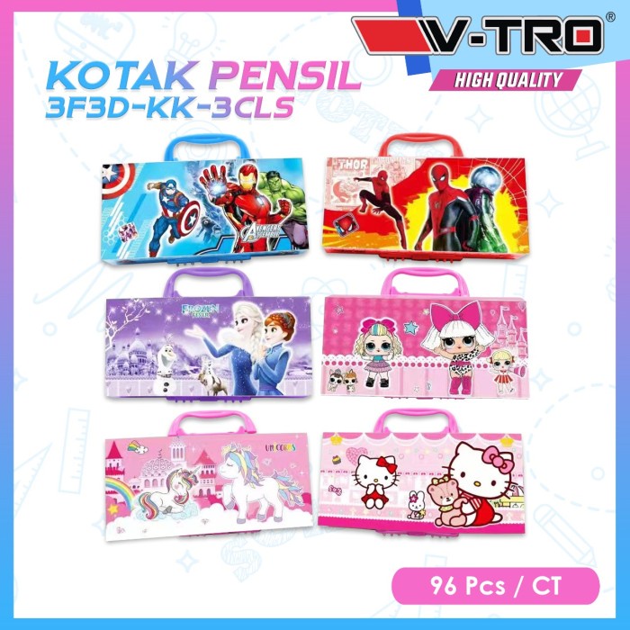

Sale!!! Tempat Pensil / Kotak Pensil Kode Angka Vitro Bagus