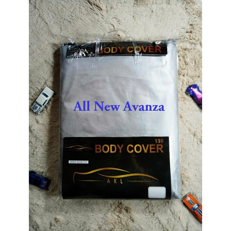 All New Avanza, Avanza 2022 Silver Coating Body Cover Mobil/Sarung Mobil