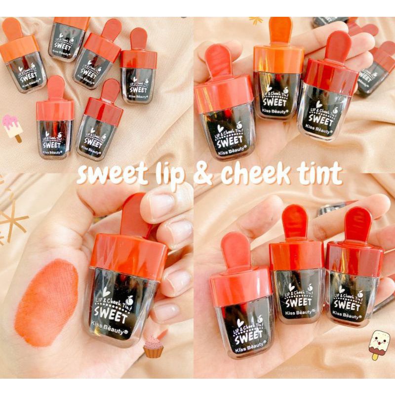 CHEEK SWEET TINT / Kiss Beauty Lip &amp; Cheek Sweet Tint Liptint