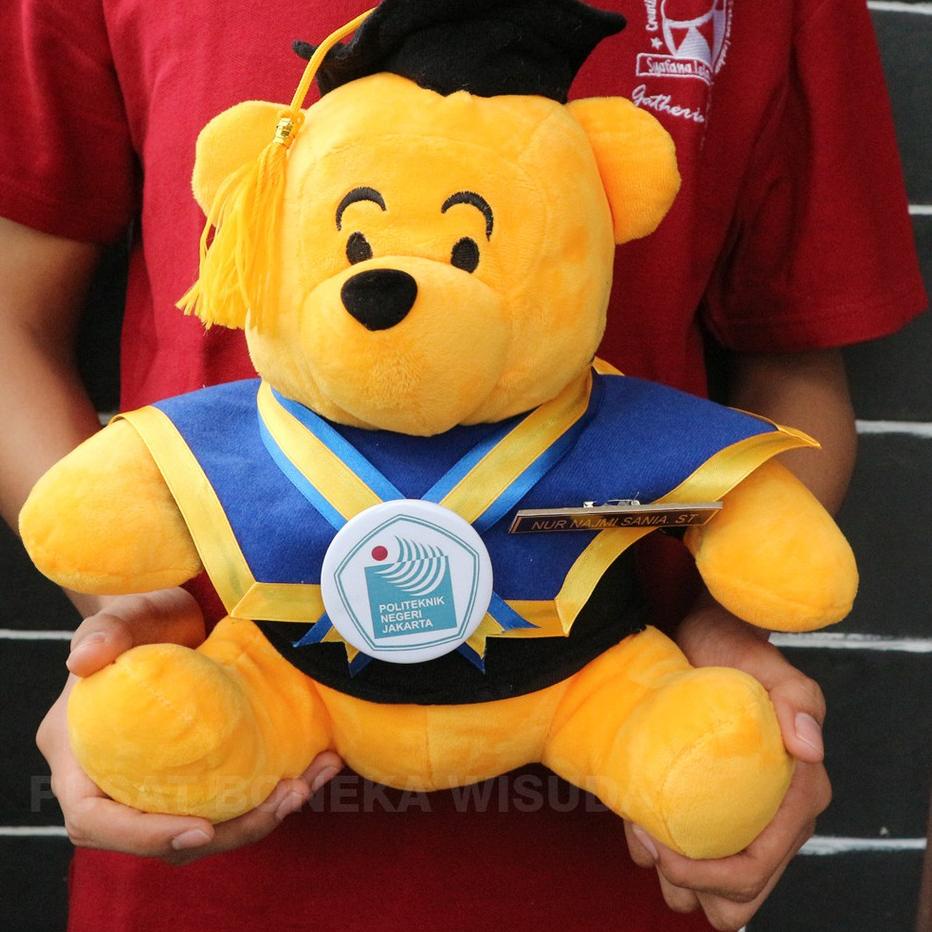 

Terbaru! Boneka Wisuda Winnie the Pooh Orange Kado Hadiah Skripsi Graduation Kelulusan Kampus Jakarta Depok