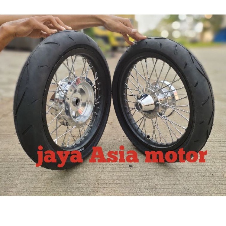 sepaket velg ring 14 plus ban AEROX NMAX OLD NMAX NEW ADV PCX 150 PCX 160 VARIO 125/150