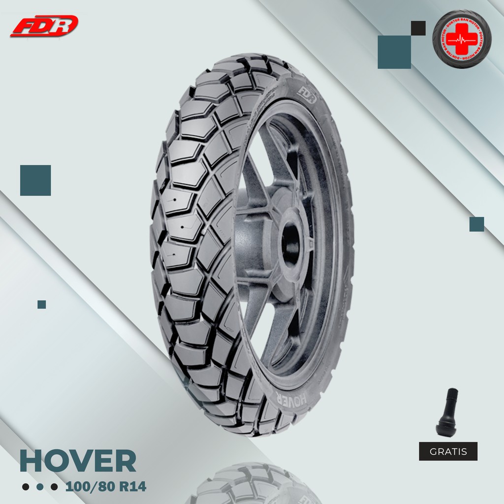 Ban Motor Matic // FDR HOVER 100/80 Ring 14 Tubeless