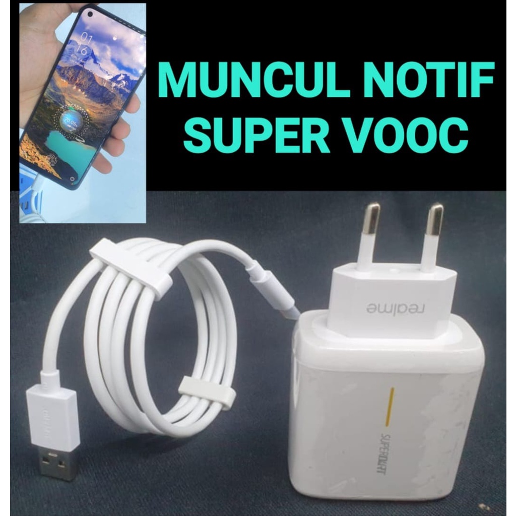 CHARGER ORIGINAL REALME 6 7 8 PRO NARZO 20 PRO XT X2 PRO X3 X7 X50 PRO GT PRO C25 CAS SUPER VOOC 65 WATT KABEL MICRO USB TYPE C CAS Fast Charging [tc realme 65w]