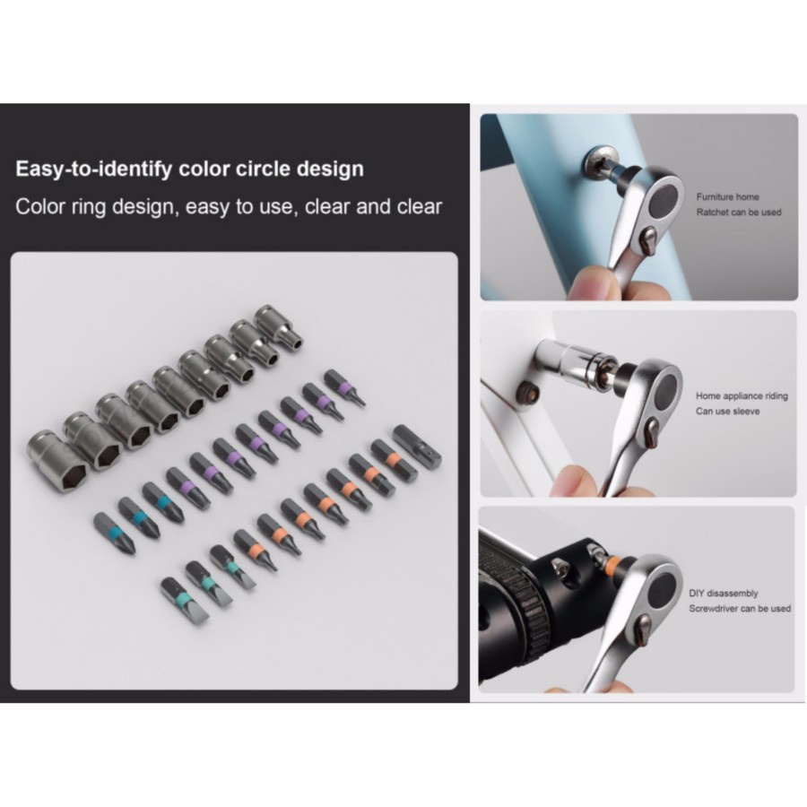 DUKA RS2 33 in 1 RATCHET SET - DUKA RS 2 Multifunction Ratchet 33in1