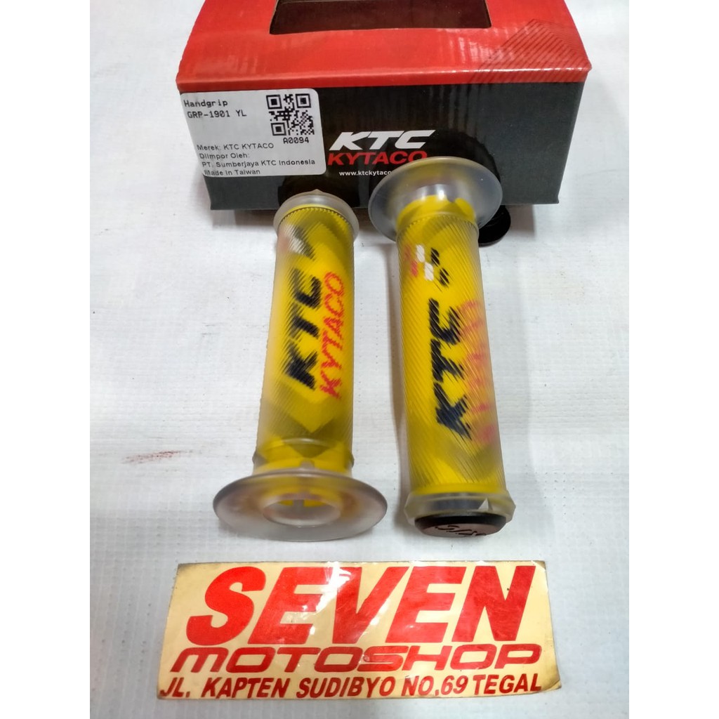 HANDGRIP / HANSFAT KTC KYTACO GRP1901 KUNING (TRANSPARAN)