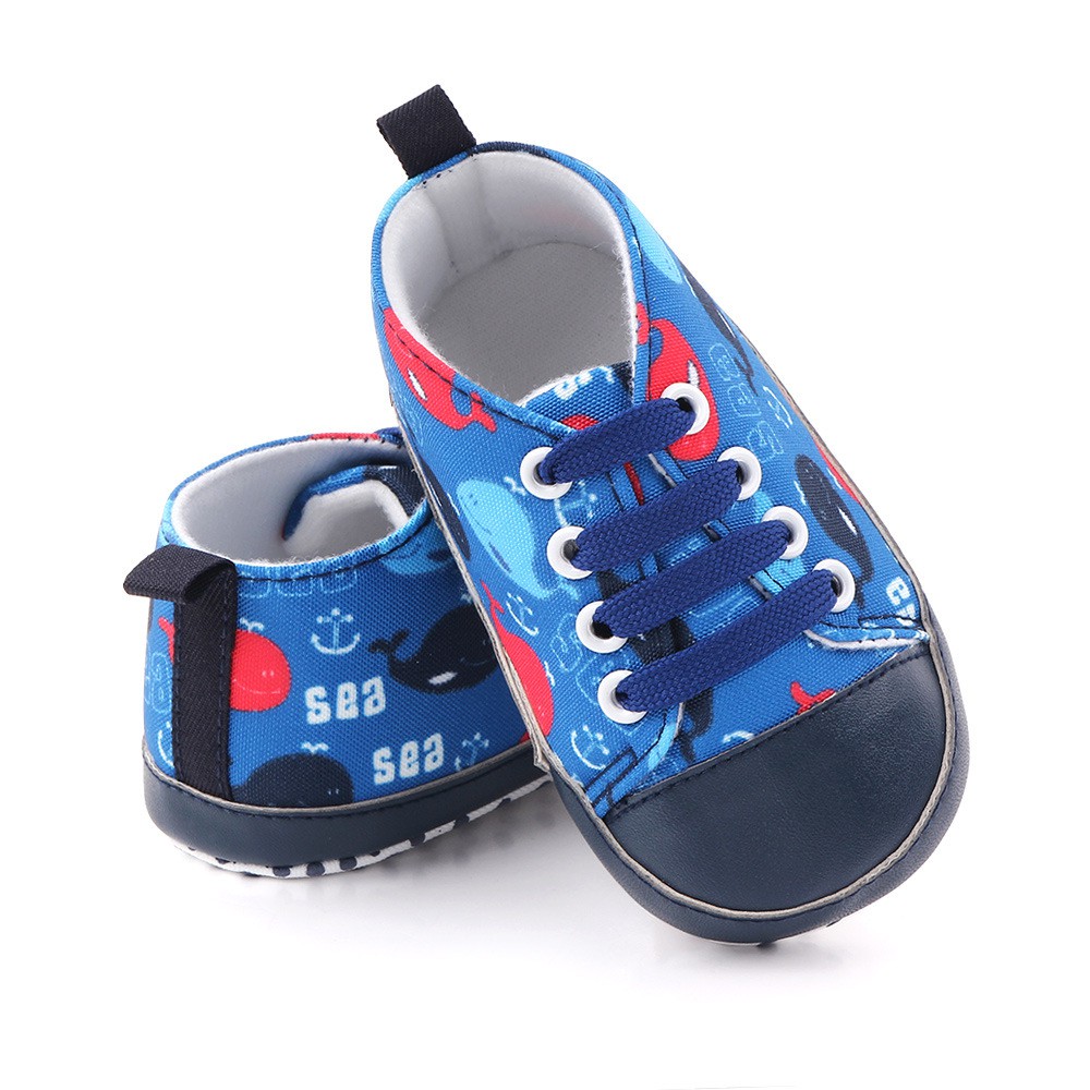 HappyOliver 2426 SEAWORLD Sepatu Anak Laki Sepatu Bayi Prewalker Shoes 0-18 bulan Import