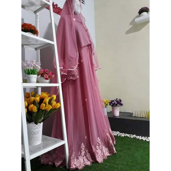 baju pengantin syari