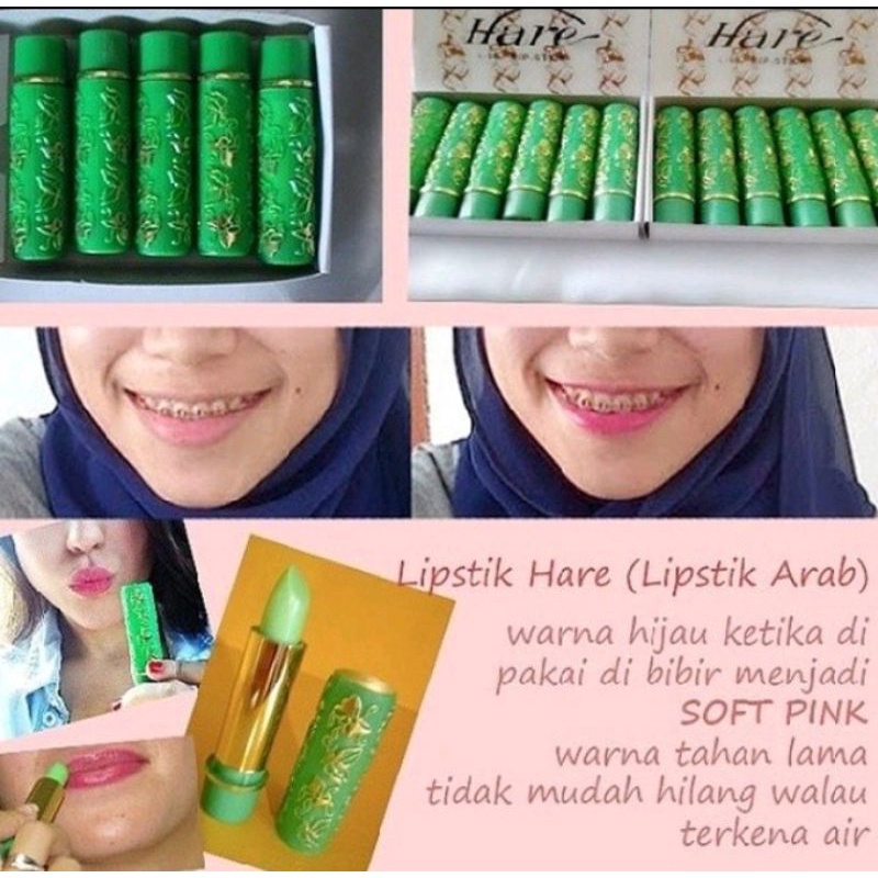 BPOM Lipstik Hare |Hare Magic lipstik Asli original 3.5gr | lipstik Arab.