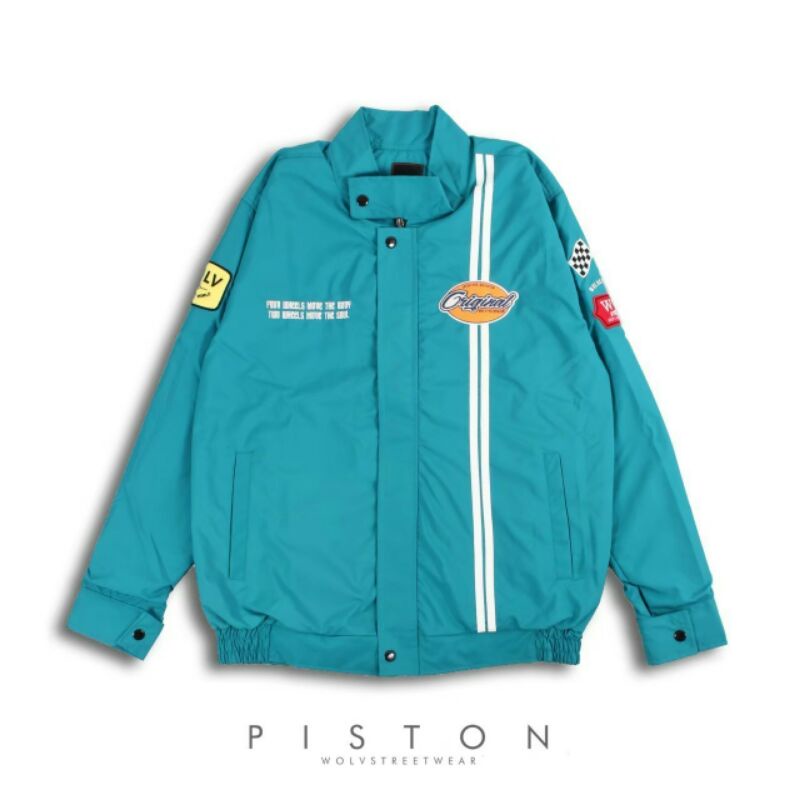 Jaket Piston Maroon Jaket Racing Jaket Wolv Original Product Jaket Parasut Jaket Outdoor Jaket Distro