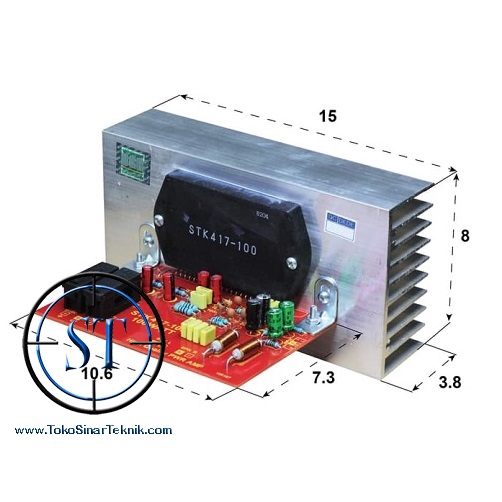 Kit High Grade Power Amplifier STK 417-100 Max. 32V