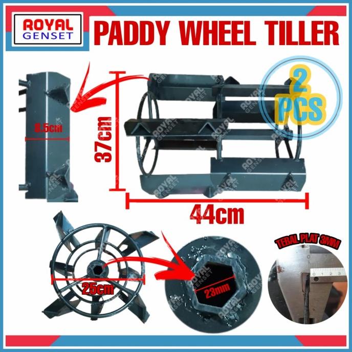 Mini traktor YSP900 paddy wheel tiller pisau penyiang gulma termurah