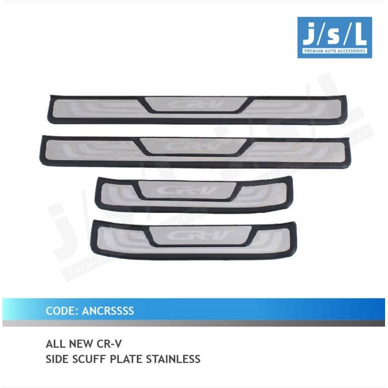 sillplate samping all new CRV stainless jsl