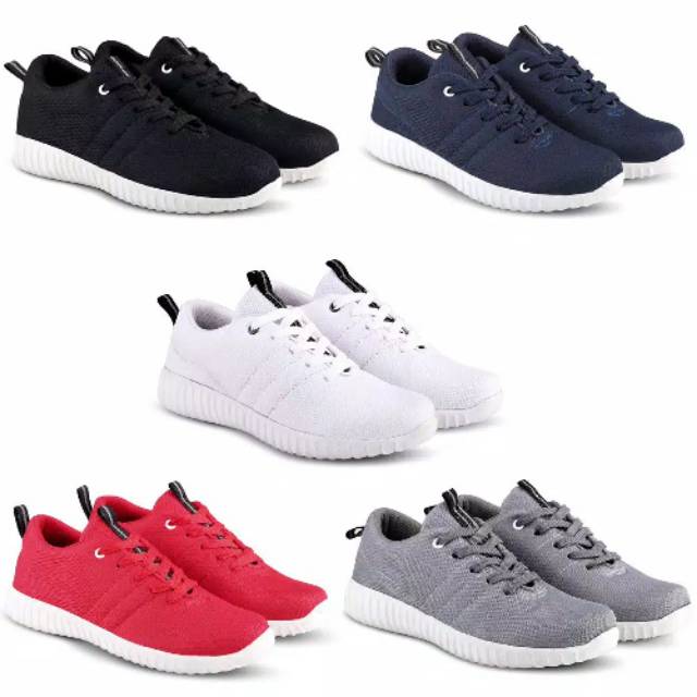 Sepatu Sneakers Kets dan Kasual Pria bisa untuk jalan santai sekolah kuliah kerja