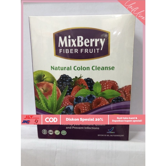 

⭐COD⭐ Mix berry fiber fruit 15 sachets