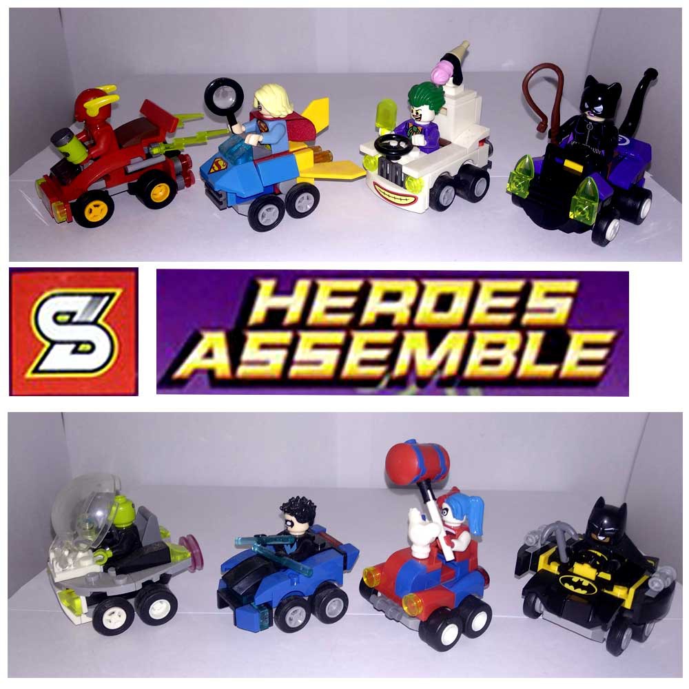 Brick Lego SY  Mobil Super Hero Batman Marvel Mighty Macros 1015