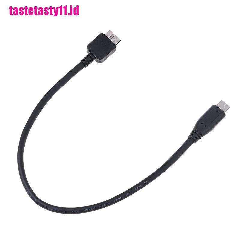【TTID】USB c to micro usb cable type c to micro b cable for hdd hard disk 30cm