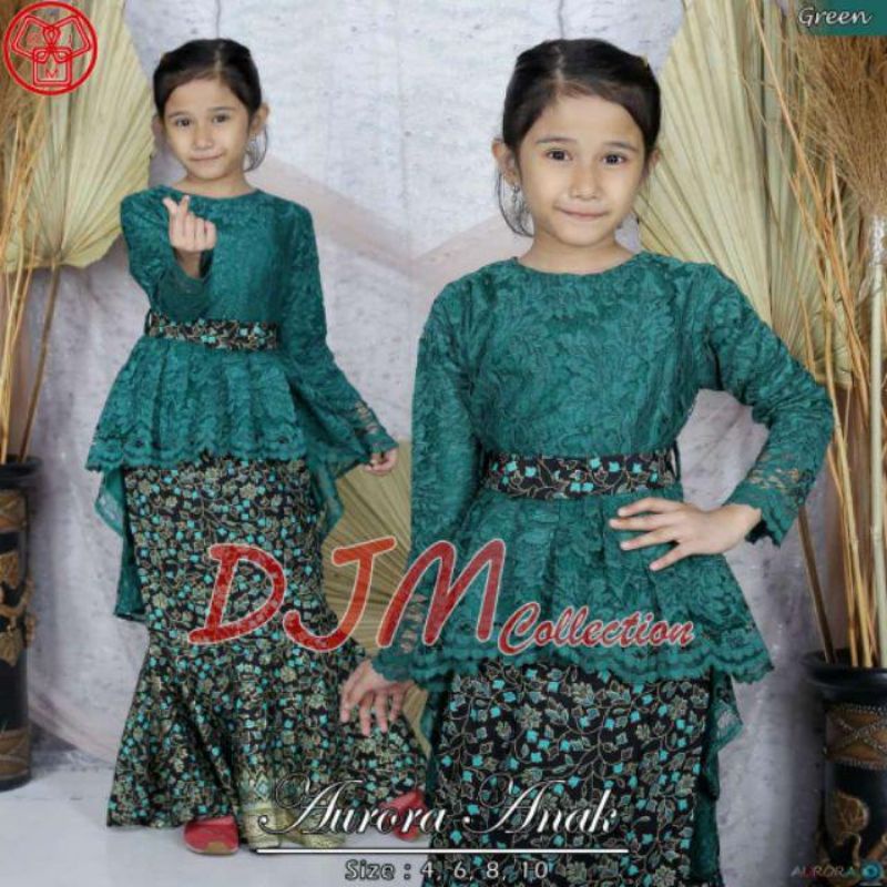 SETELAN KEBAYA AURORA ANAK/KEBAYA ANAK MODERN/KEBAYA ANAK TERLARIS