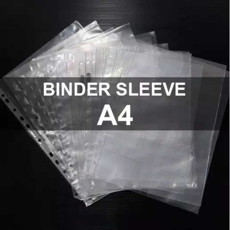 

BINDER SLEEVE A4 (9p,8p,4p,10p,2p dan 1p)