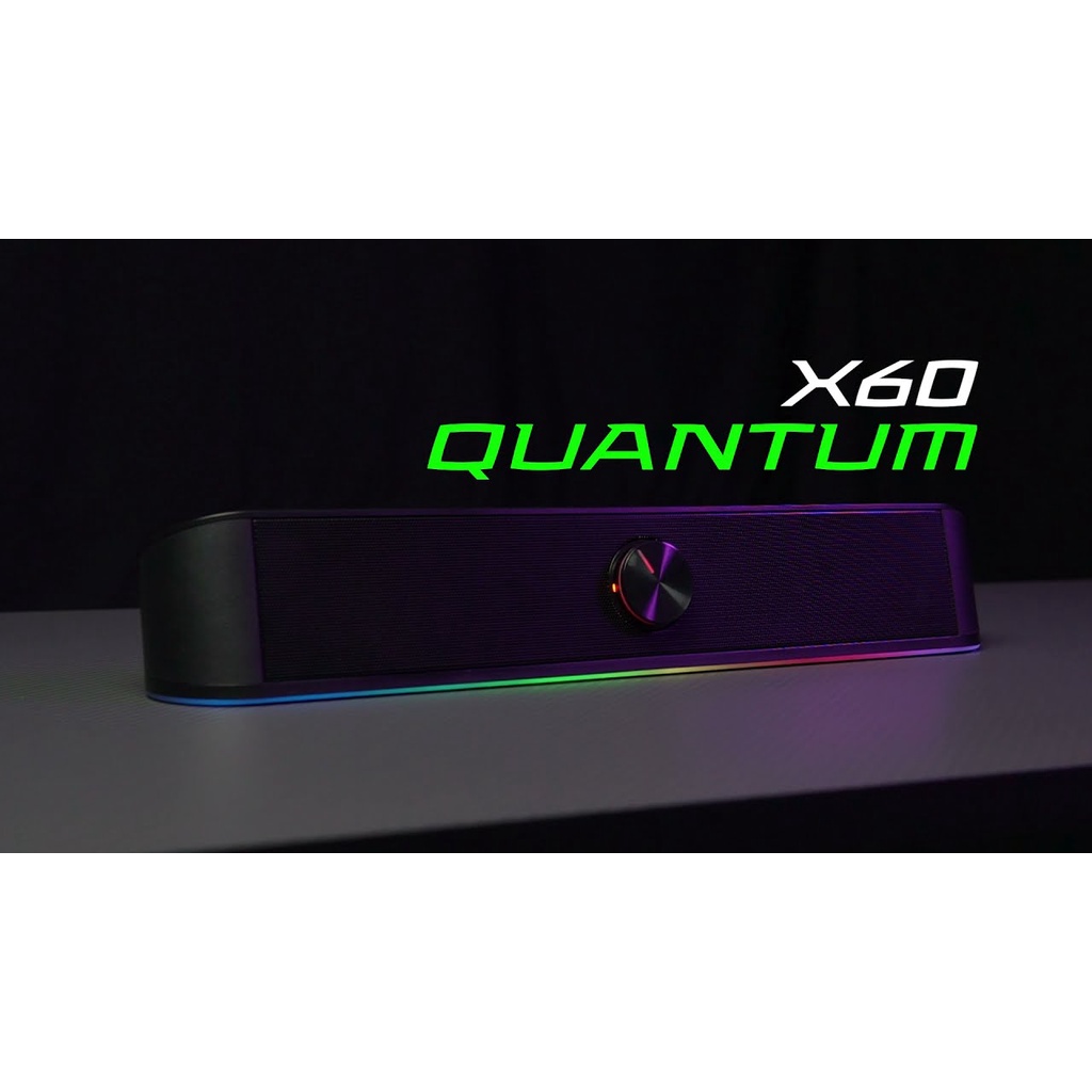 NYK Nemesis X60 X-60 Quantum Soundbar Gaming Speaker RGB
