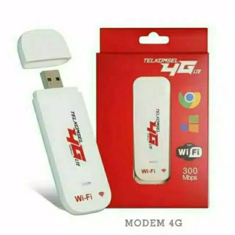 Modem Wifi - Modem Usb Telkomsel 300Mbps 4G LTE All Operator