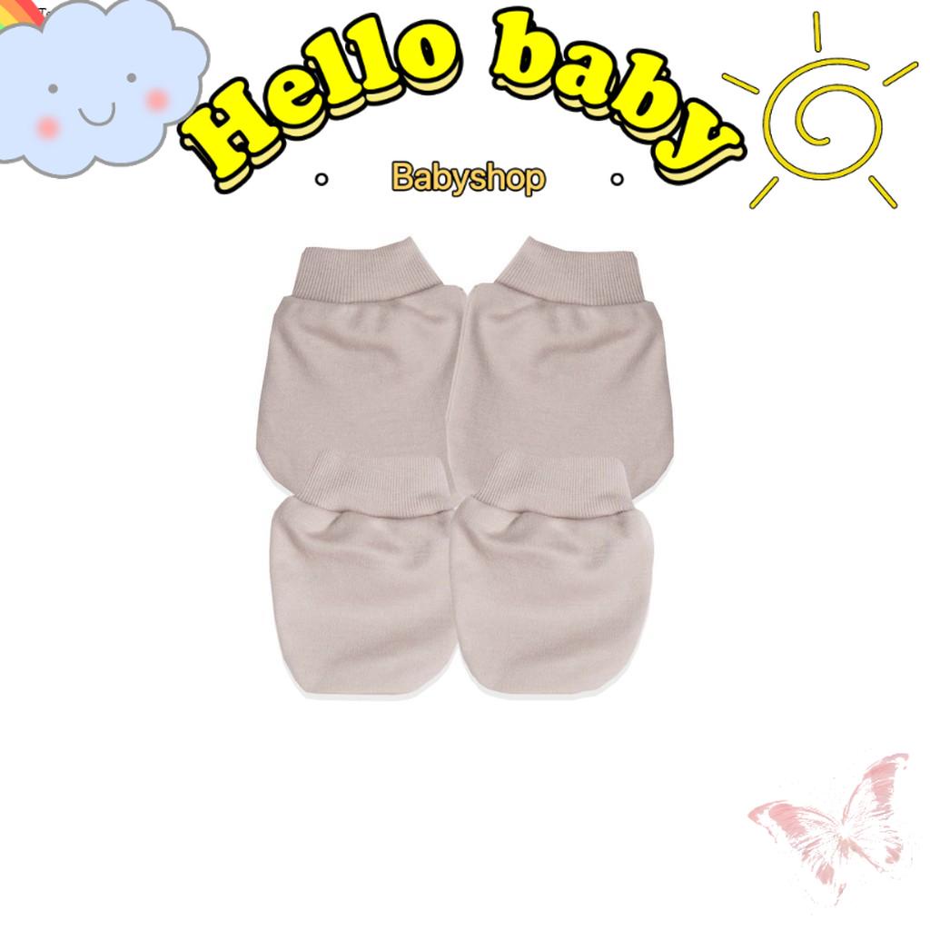 FLUFFY Sarung Tangan Dan Kaos Kaki Rib (Isi 3 Pcs) KKI Newborn