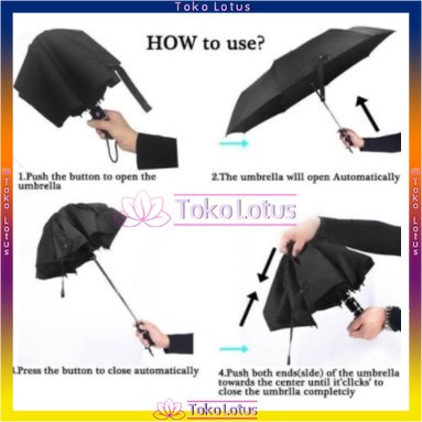 【SEMUA OTOMATIS】 𝐁𝐈𝐒𝐀 𝐁𝐀𝐘𝐀𝐑 𝐂𝐎𝐃 -  PAYUNG MINI PAYUNG LIPAT MINI CANTIK ANTI UV UPF 50+ UMBRELLA SARUNG + TALI