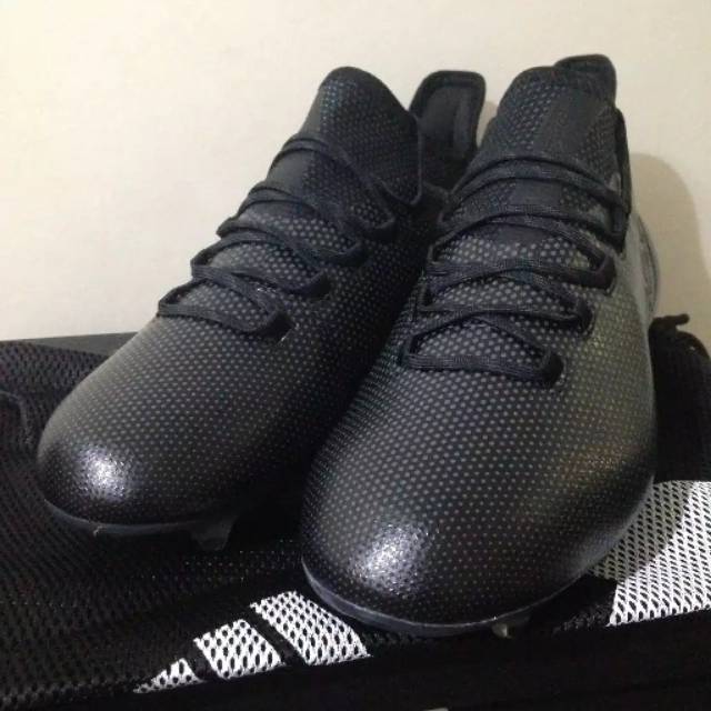 Sepatu Bola Adidas X 17.1 FG Core Black Original