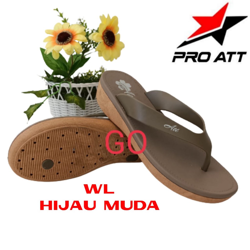 gof ATT WL 3014 SANDAL Jepit Wanita Sendal Casual Cewek Ringan dan Nyaman