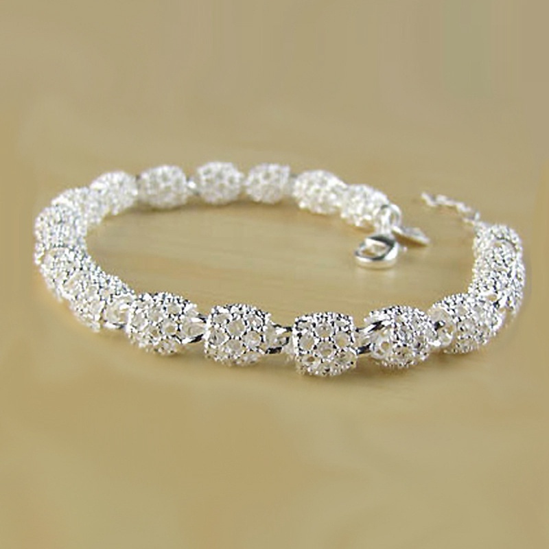 Fancyqube Gelang Rantai 925 Sterling Silver Model Hollow Unik Untuk Wanita