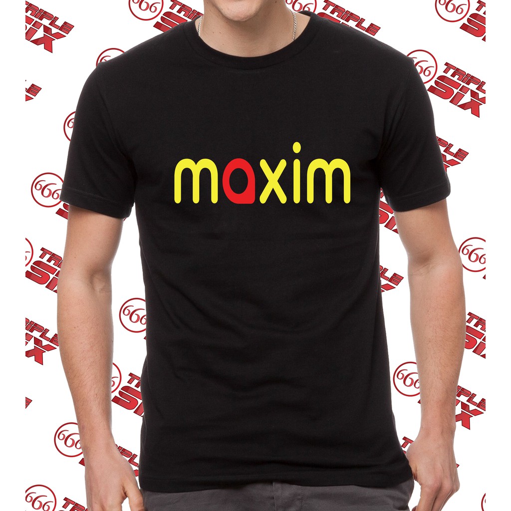 kaos baju desain logo maxim
