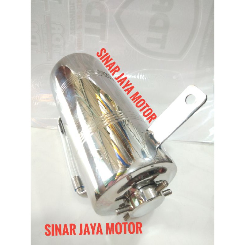 Tabung Botol Oli Samping oslam Kawasaki Ninja R - Ninja Rr - Yamaha Rx king cod - Bahan Stenlis