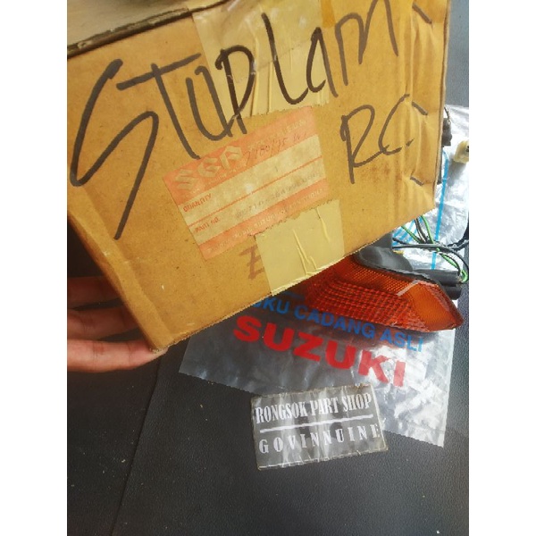 lampu belakang blakang stoplamp stop lamp suzuki rc80 rc100 rc 100 80 bravo dk spirit ori asli sgp